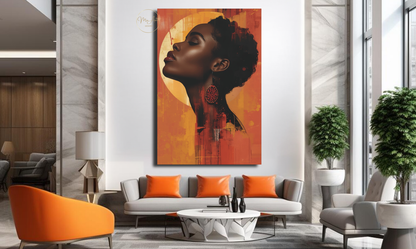 Radiant Rise – Abstract Canvas Wall Art