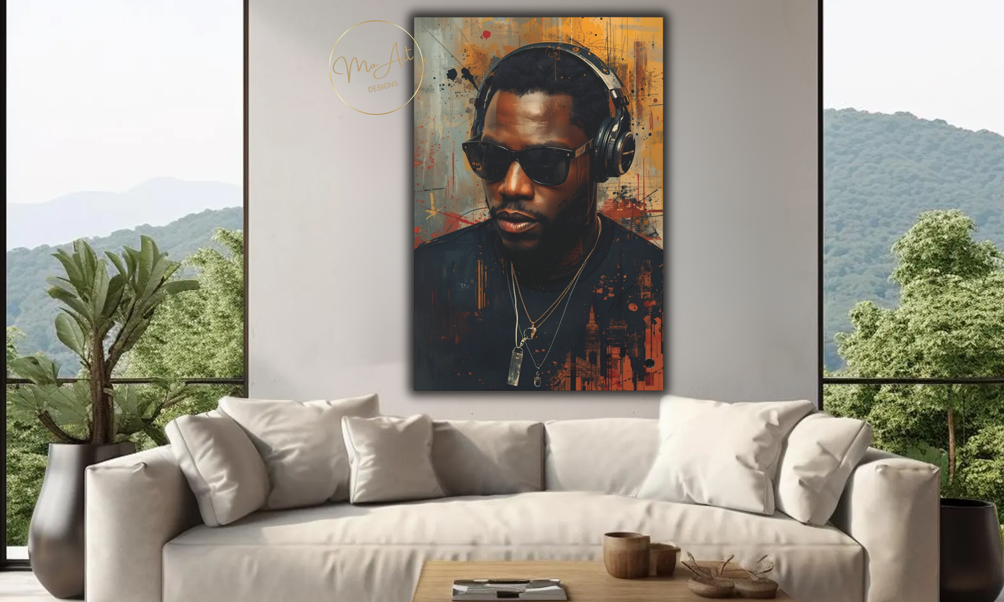 Soul Frequency - Abstract Canvas Wall Art