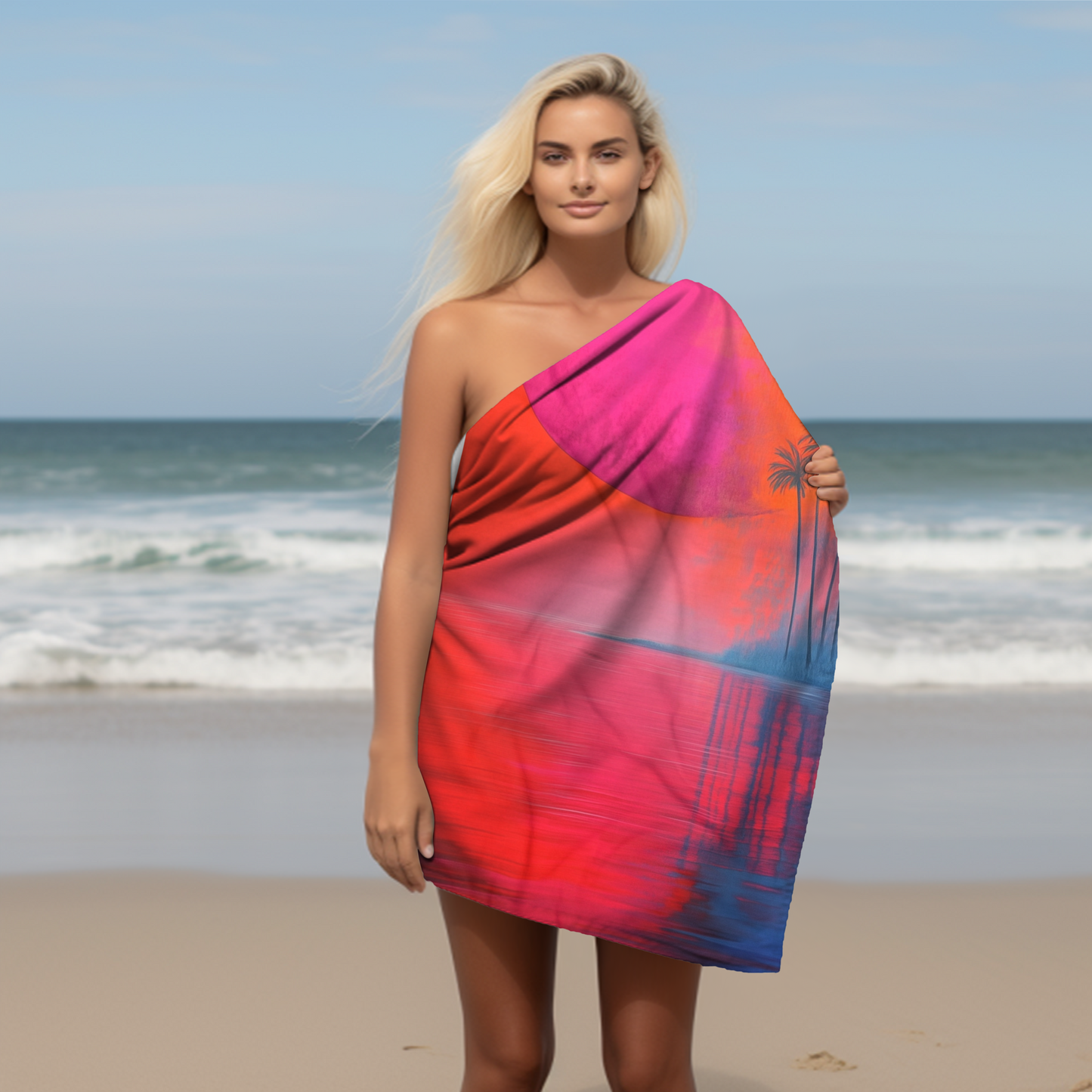 Sunset Serenity Beach Towel