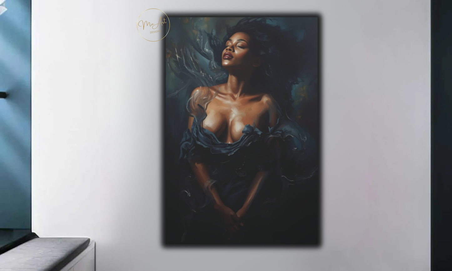 Elegant Seduction – Abstract Canvas Wall Art