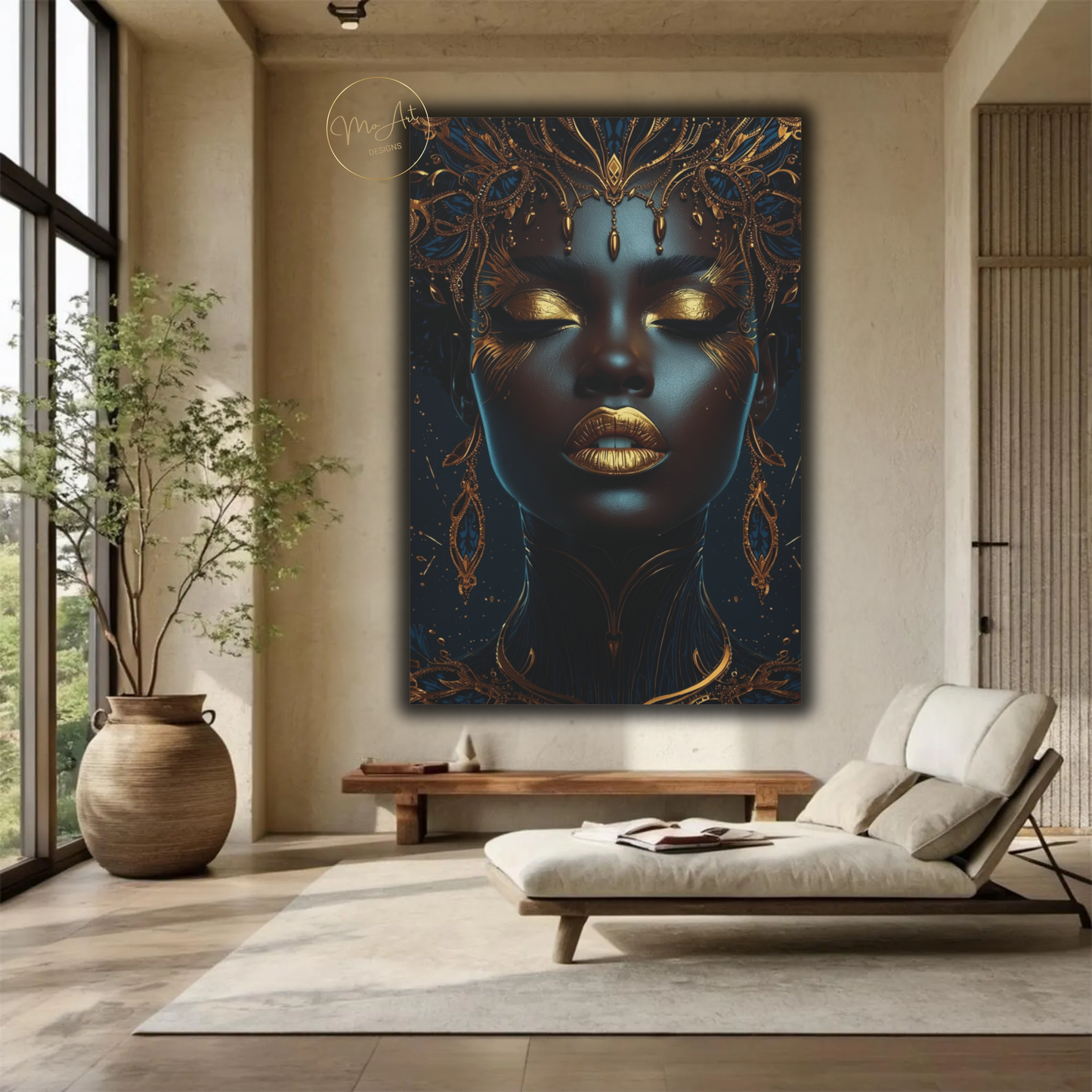 Black Woman Wall Art – Exquisite Beauty / Canvas Print