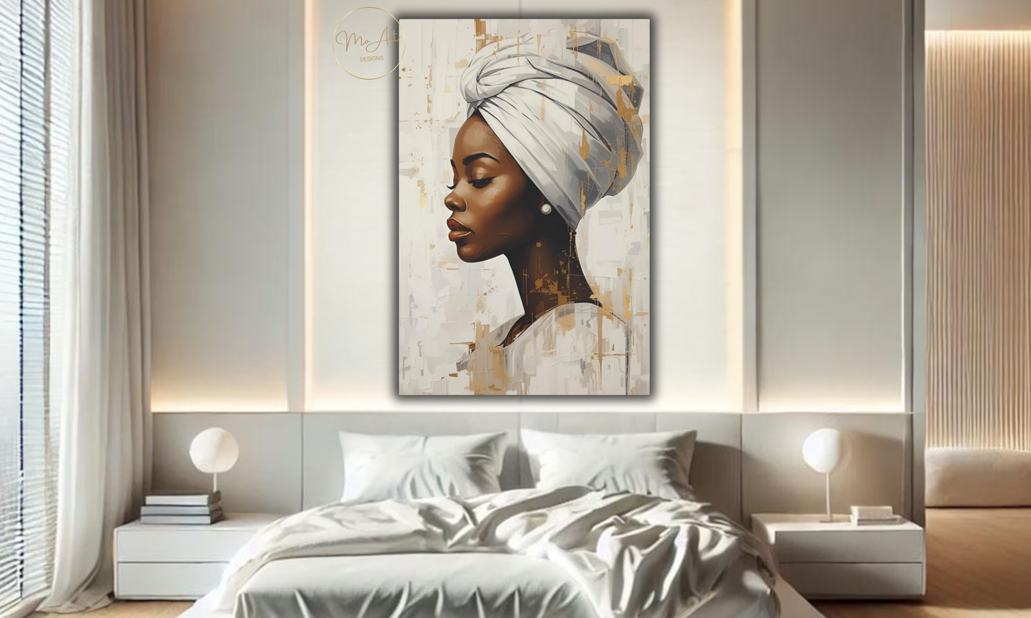 Wrapped in Grace - Abstract Canvas Wall Art