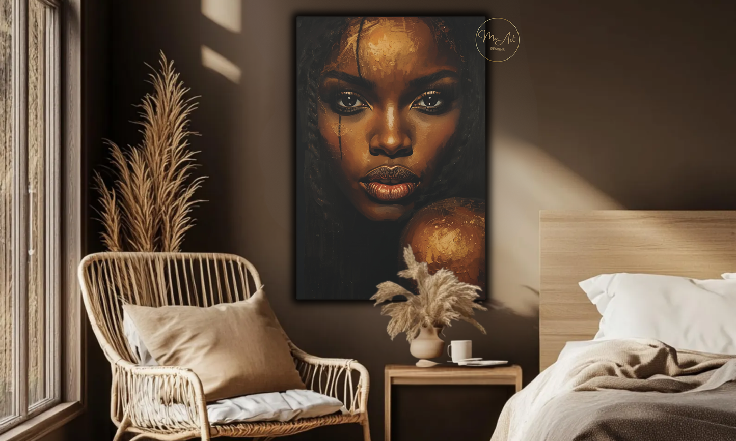 Bronze Temptation - Canvas Wall Art