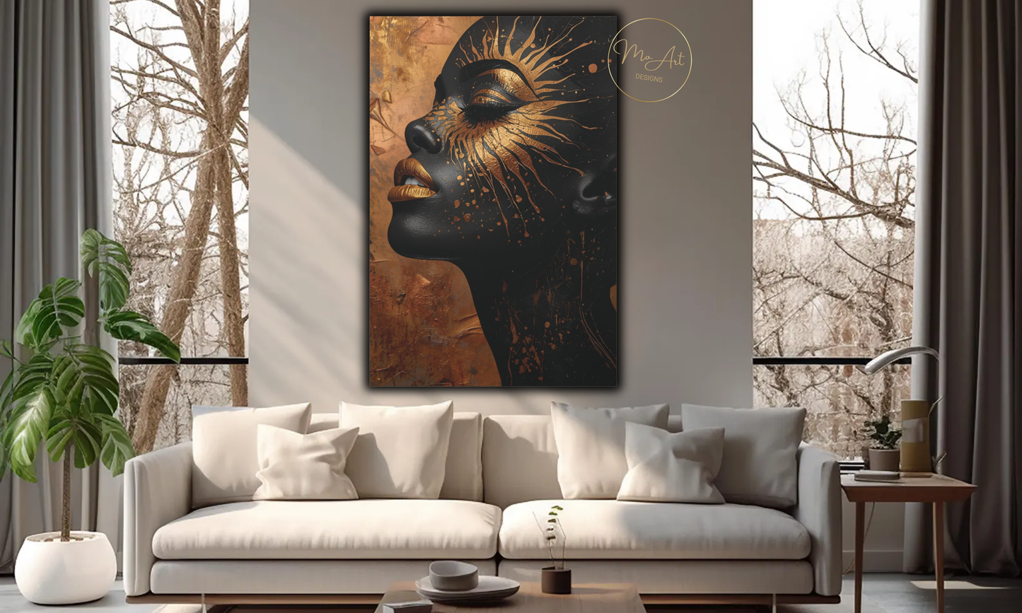 Starburst of Elegance – Canvas Wall Art