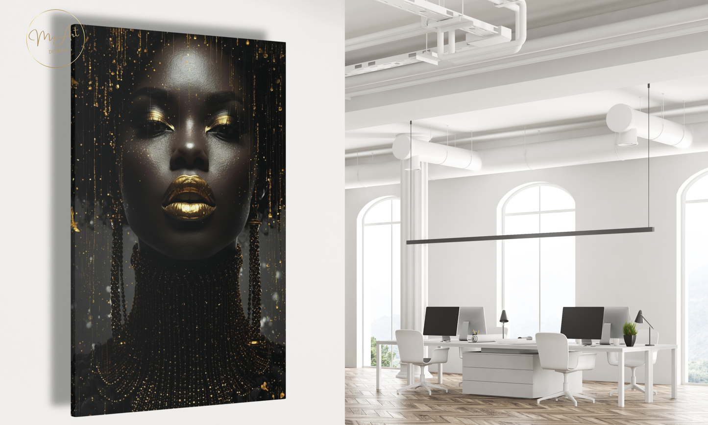Black Elegance 2 Wall Art / Canvas Print