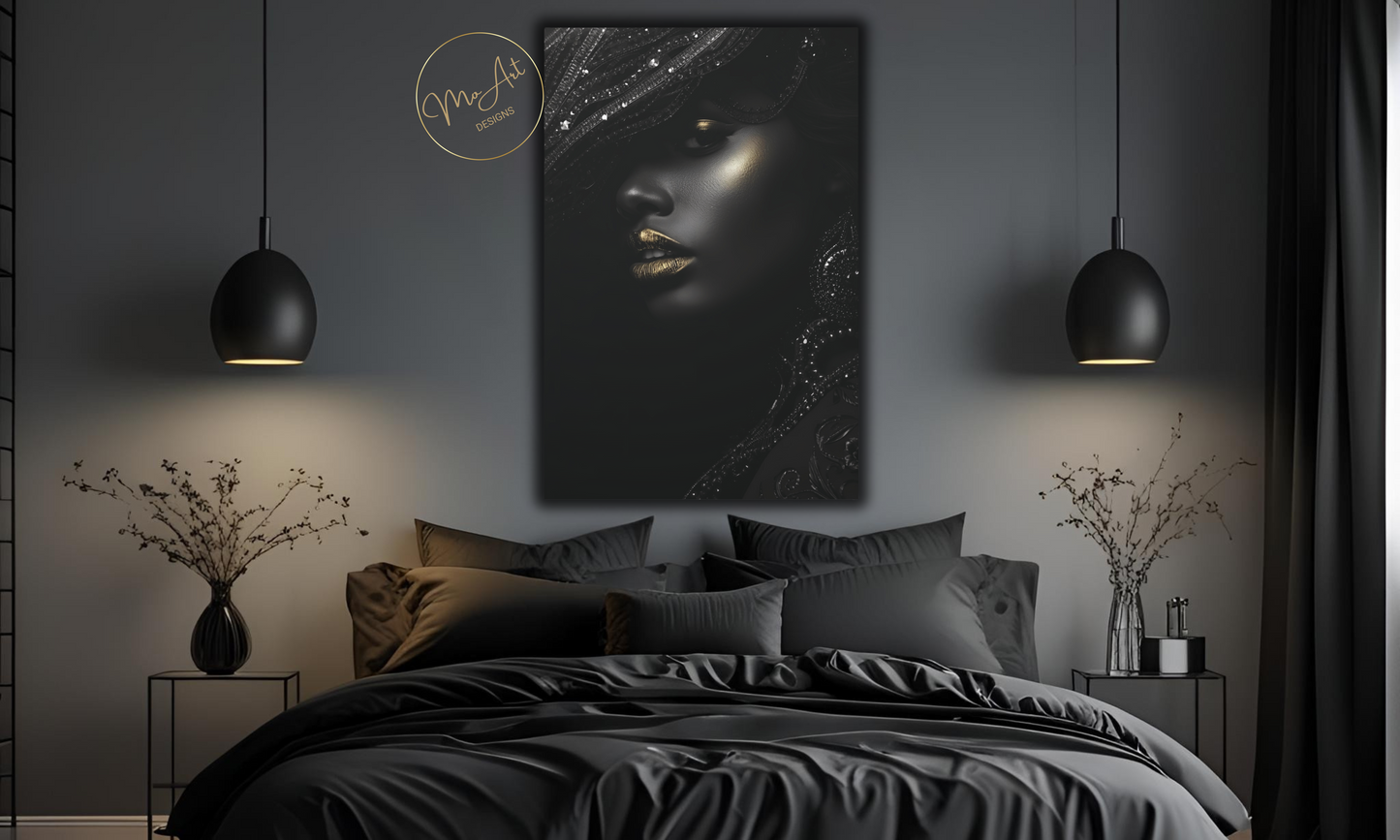 Opulent Shadows – Luxury Canvas Wall Art