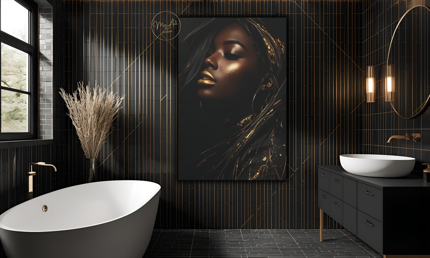 Opulent Glow – Canvas Wall Art