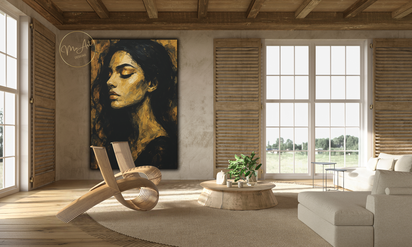 Essence of a Woman – Abstract Canvas Wall Art