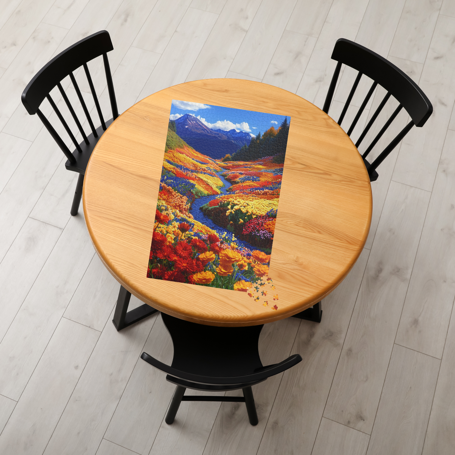 Beautiful Valley of Flowers - Jigsaw Puzzle