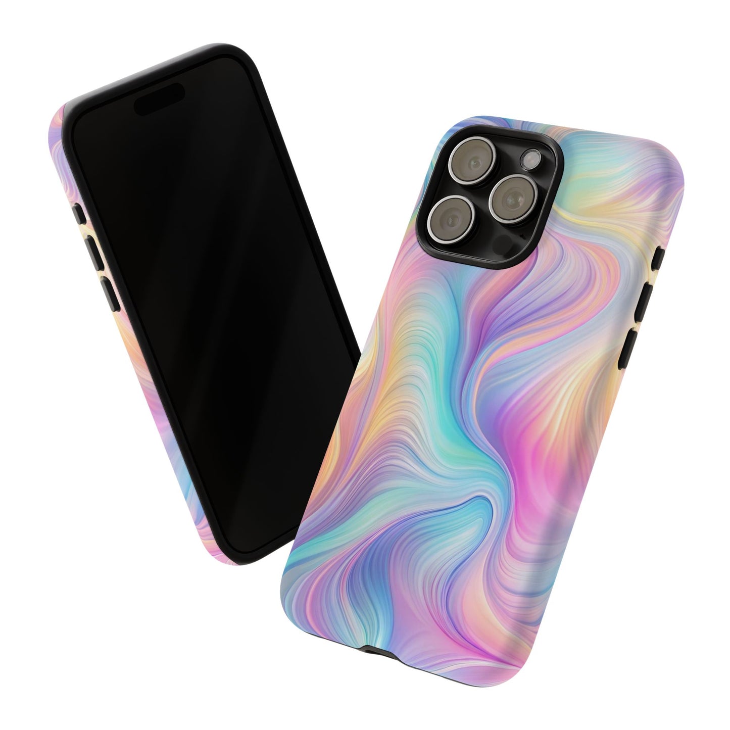 Colorful Swirls Tough Phone Case for Ultimate Protection - iPhone or Samsung Phones