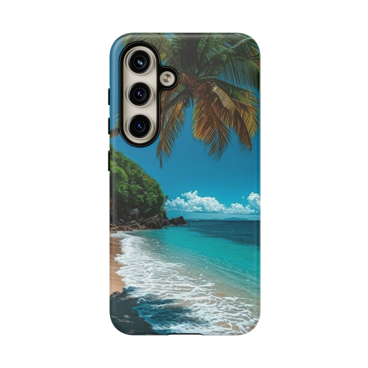 Tropical Beach Oasis - Tough Case for iPhone or Samsung