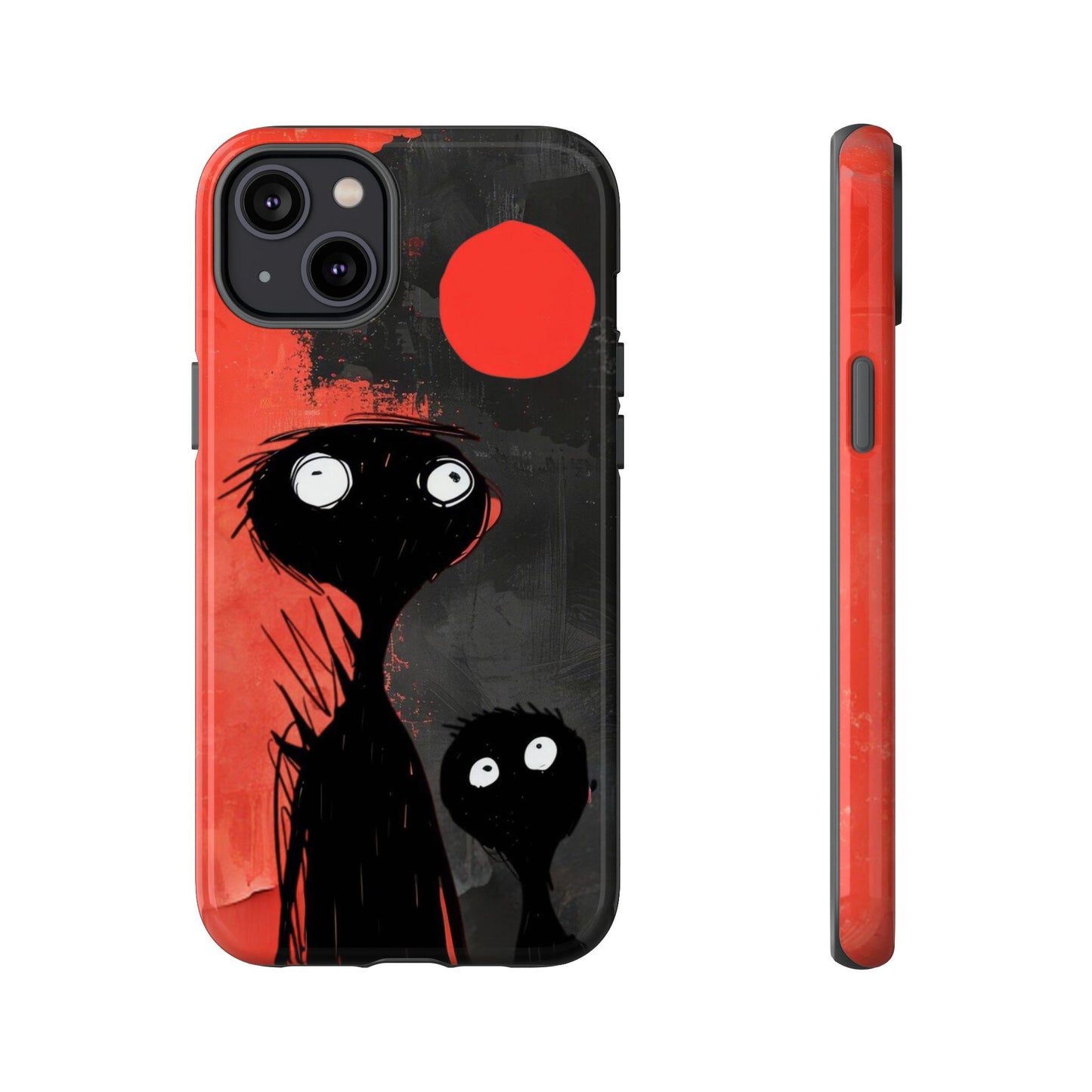 Scary Zombie People Phone Case, Tough Case Protective Smartphone Cover, Hard Shell Case, Unique Phone Accessories, Halloween