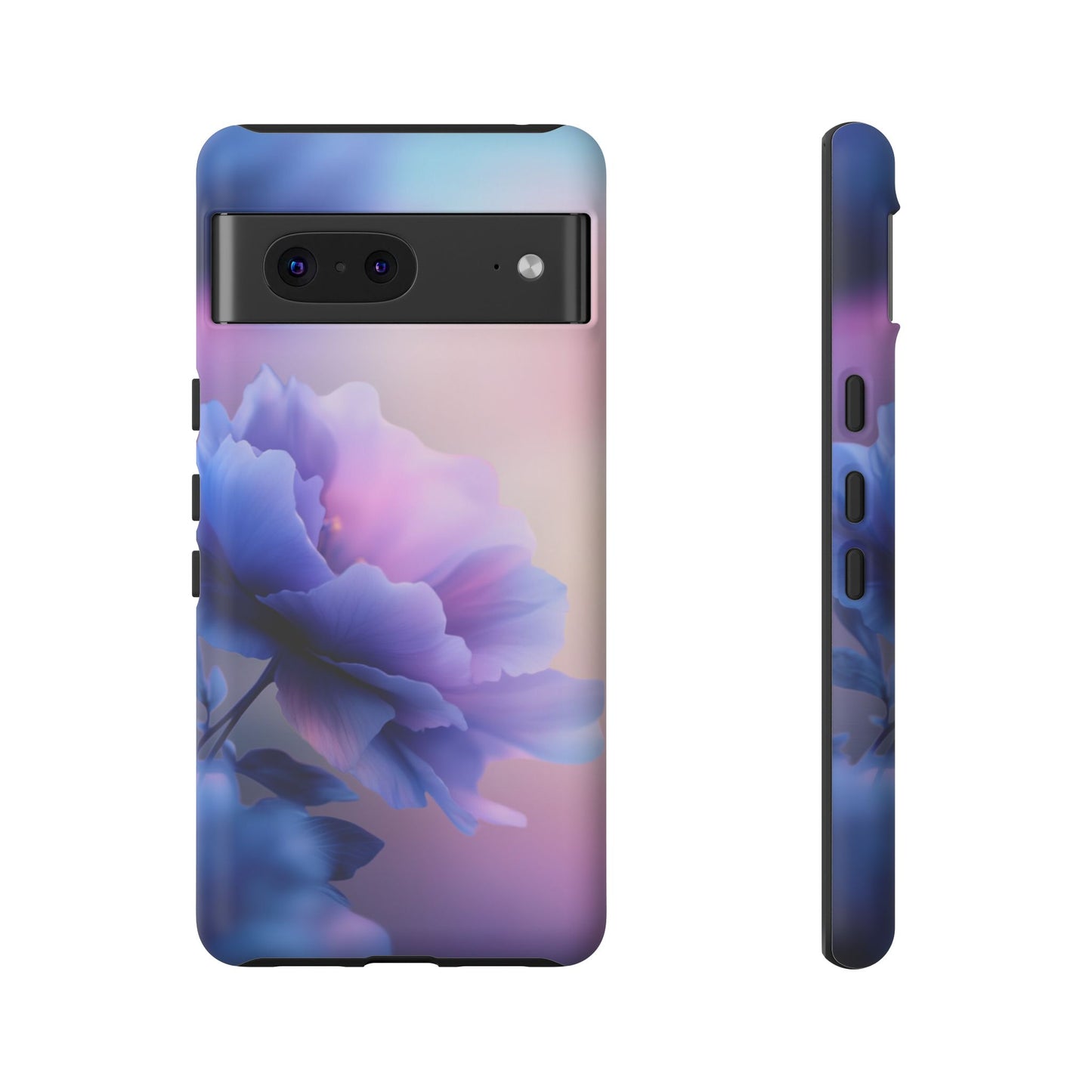 Purple Flower with Sunset - Tough Phone Case