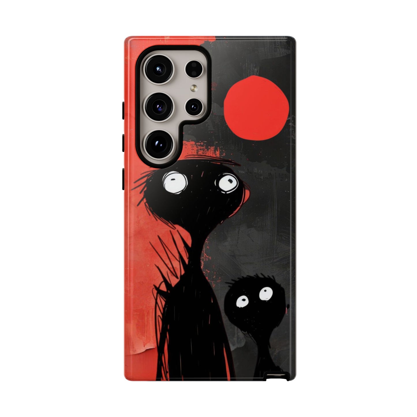 Scary Zombie People Phone Case, Tough Case Protective Smartphone Cover, Hard Shell Case, Unique Phone Accessories, Halloween