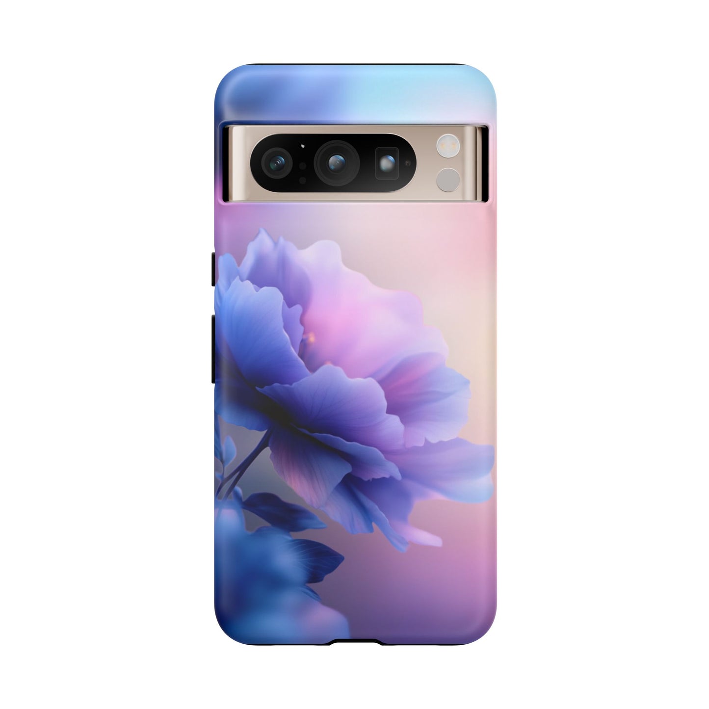 Purple Flower with Sunset - Tough Phone Case