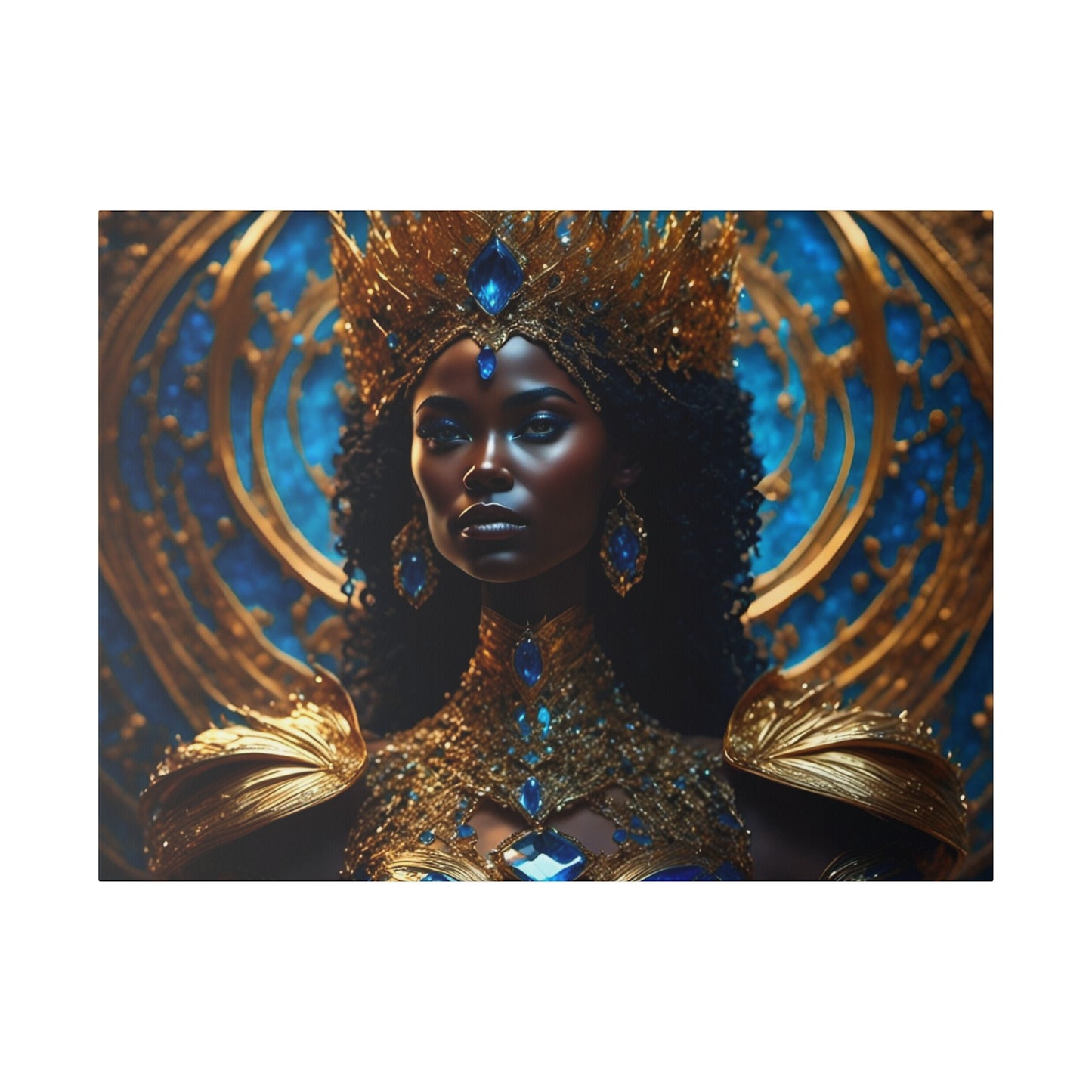 Beautiful African Queen Canvas Art