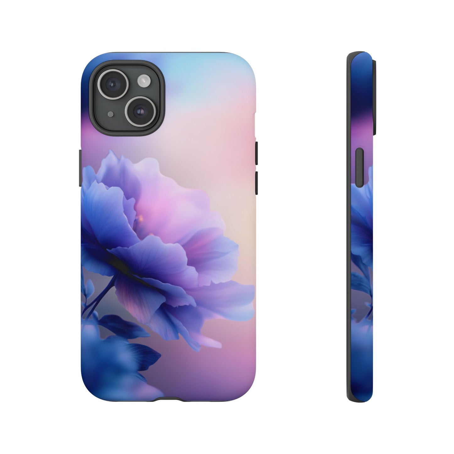 Purple Flower with Sunset - Tough Phone Case