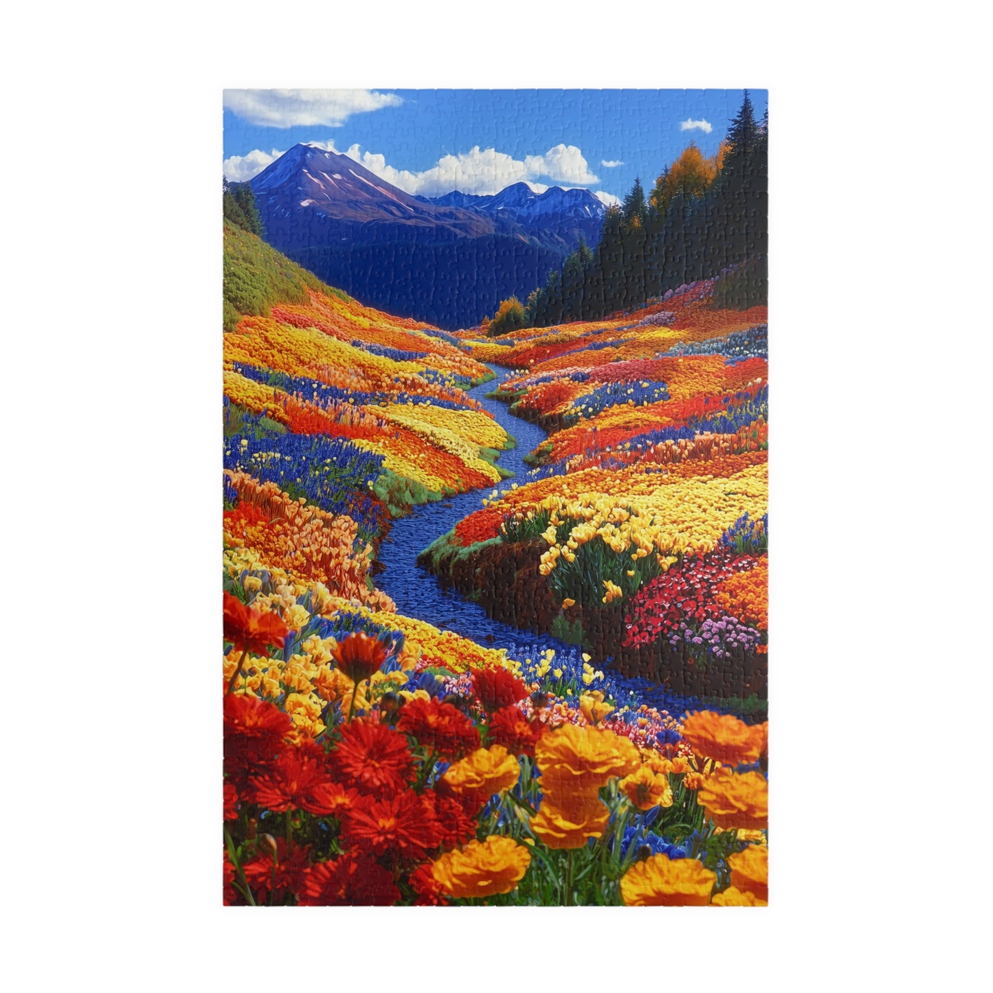 Beautiful Valley of Flowers - Jigsaw Puzzle