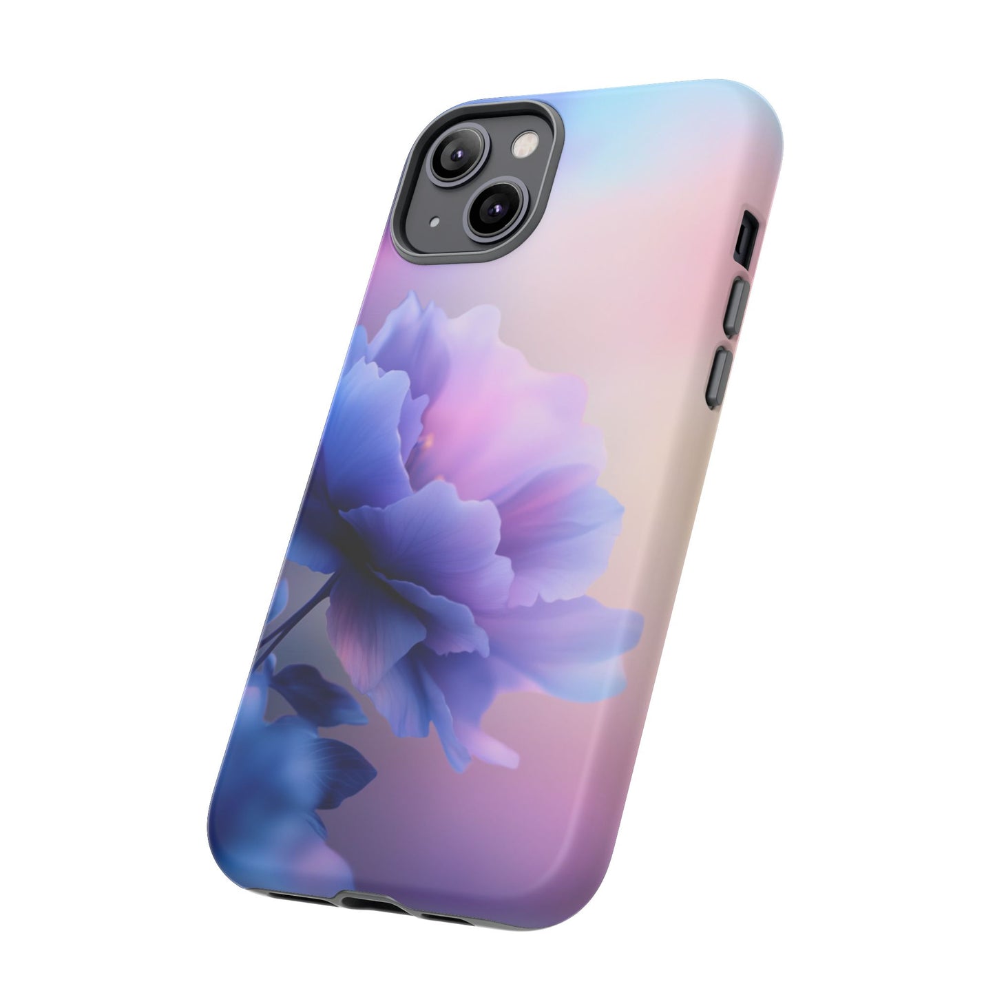 Purple Flower with Sunset - Tough Phone Case