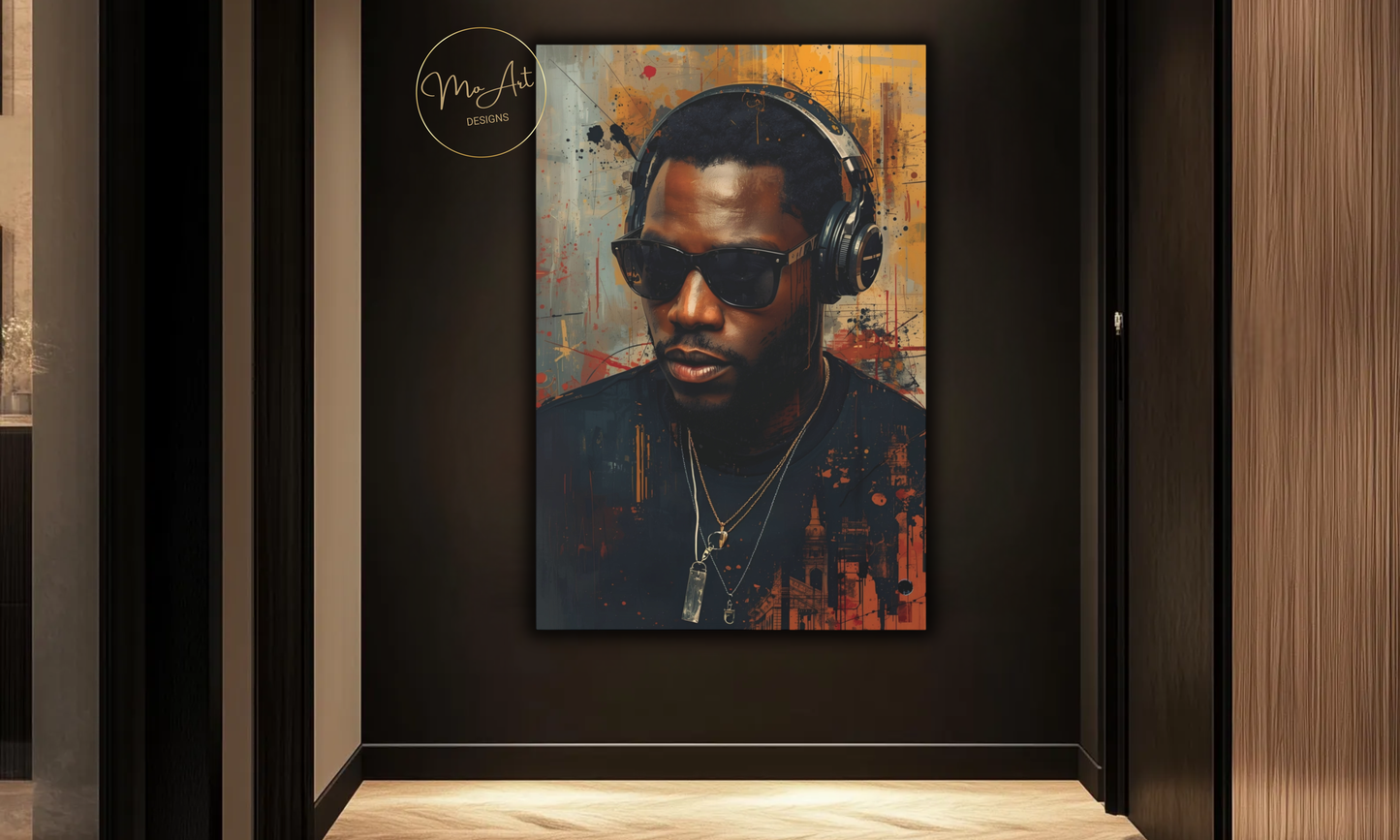 Soul Frequency - Abstract Canvas Wall Art