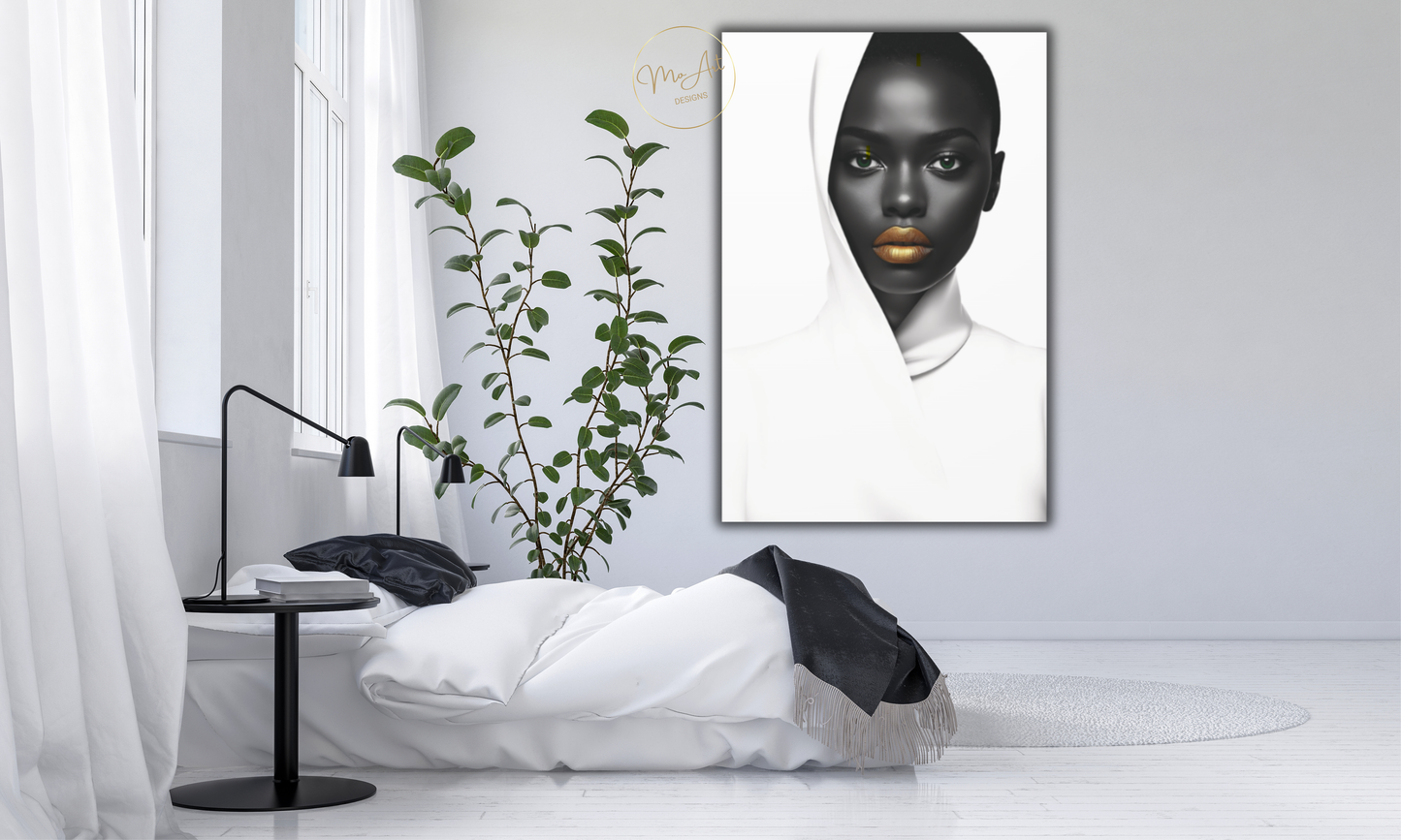 Radiance in White – Canvas Wall Art