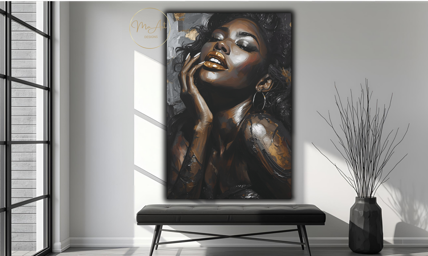 Sensual Seduction Luxury Canvas Wall Art