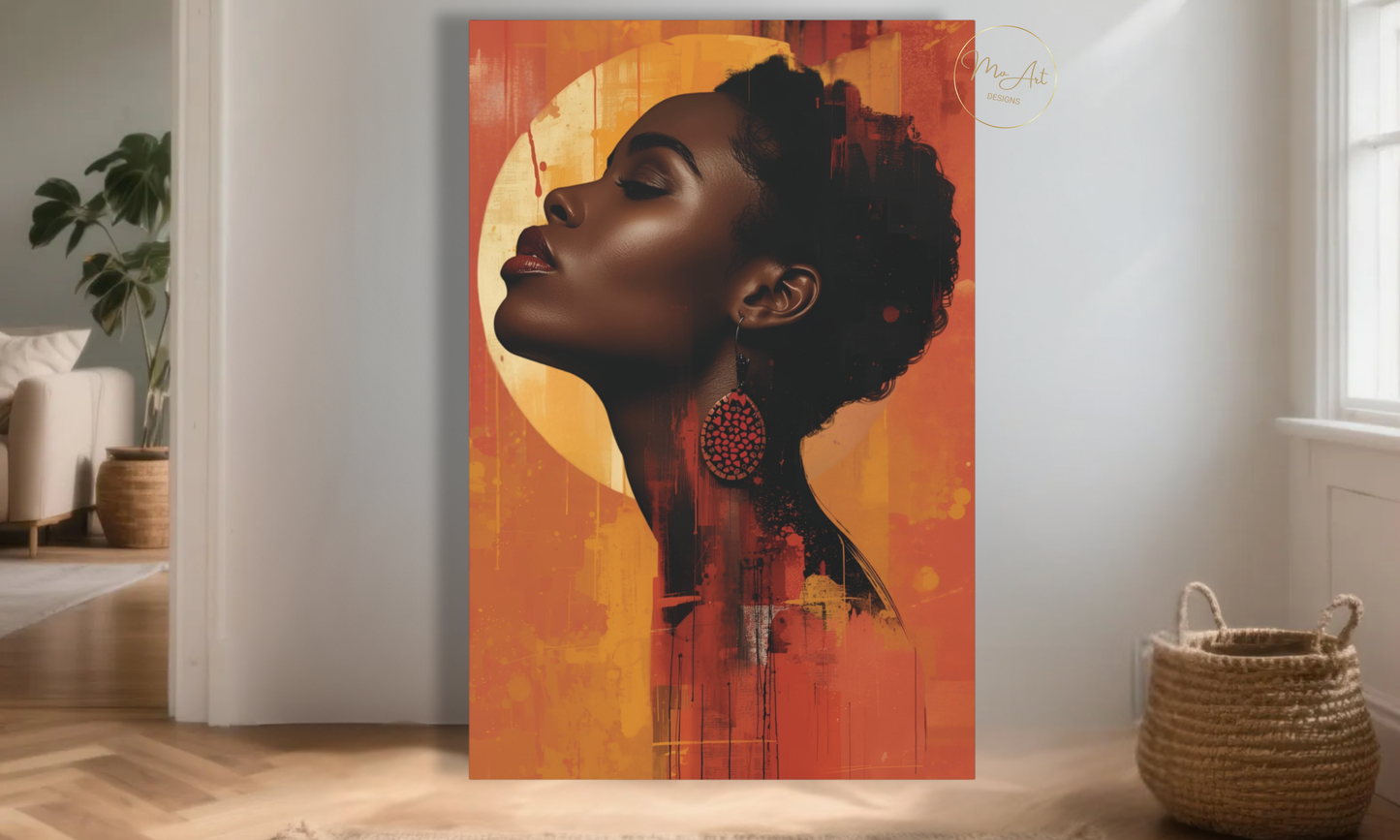 Radiant Rise – Abstract Canvas Wall Art