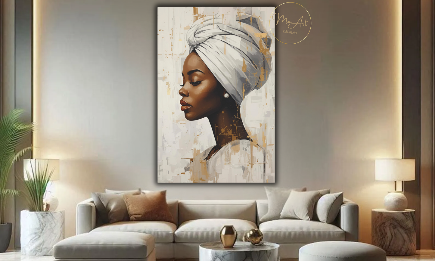 Wrapped in Grace - Abstract Canvas Wall Art