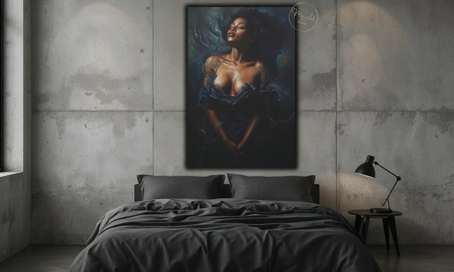Elegant Seduction – Abstract Canvas Wall Art
