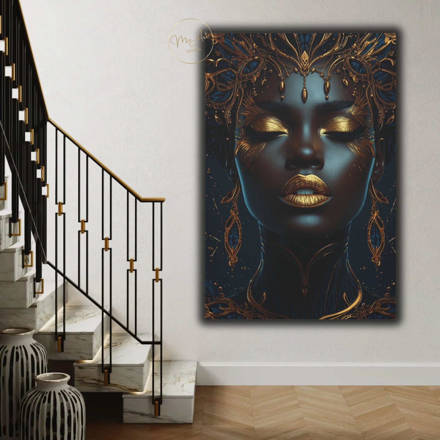 Black Woman Wall Art – Exquisite Beauty / Canvas Print