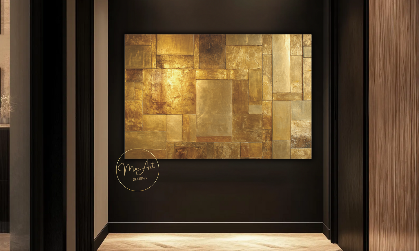 Shimmering Echoes of Elegance - Canvas Wall Art