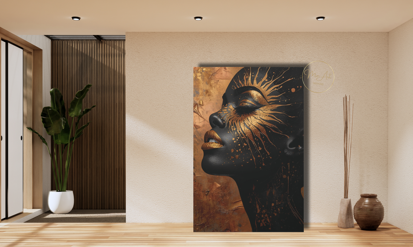 Starburst of Elegance – Canvas Wall Art