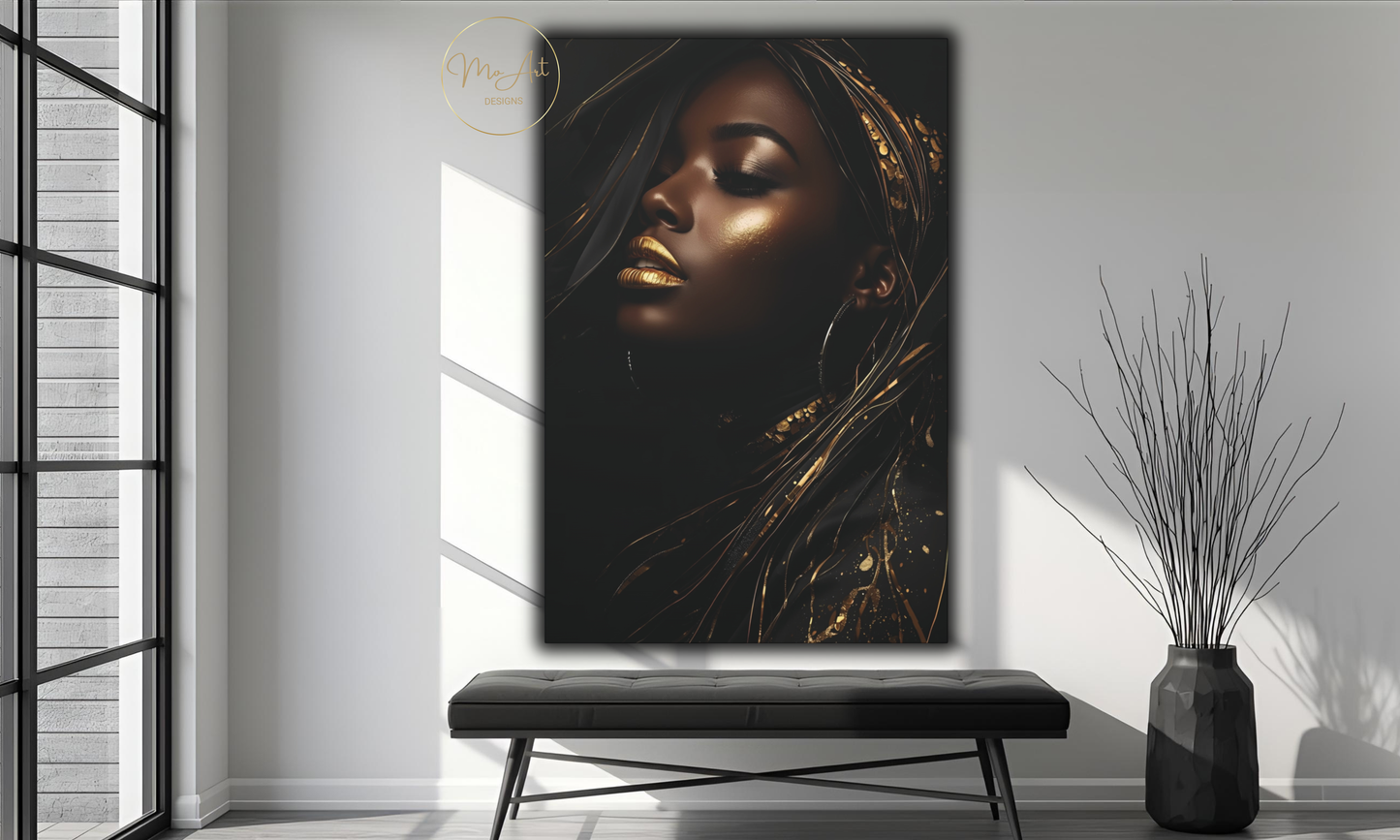 Opulent Glow – Canvas Wall Art