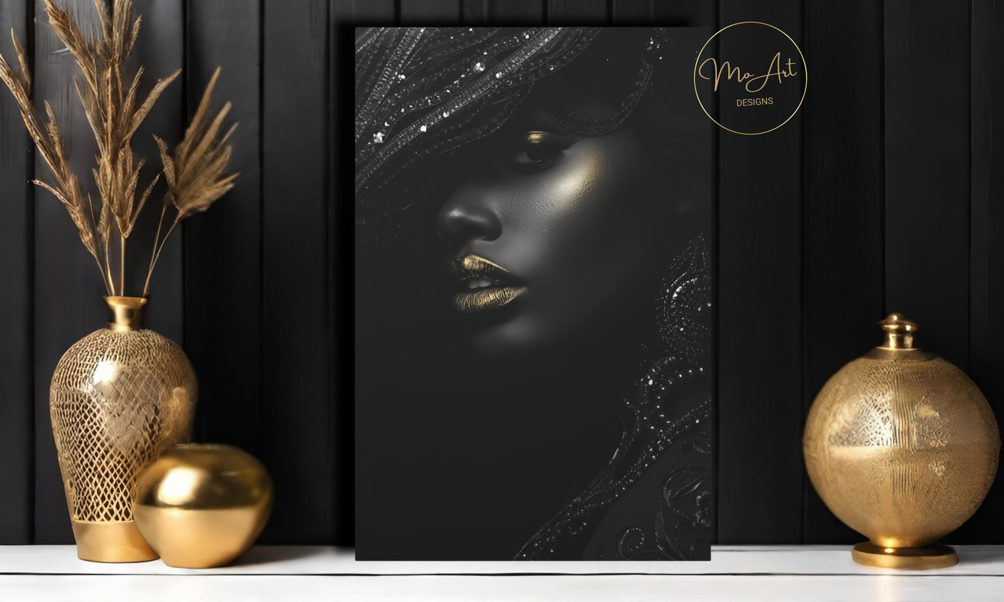 Opulent Shadows – Luxury Canvas Wall Art