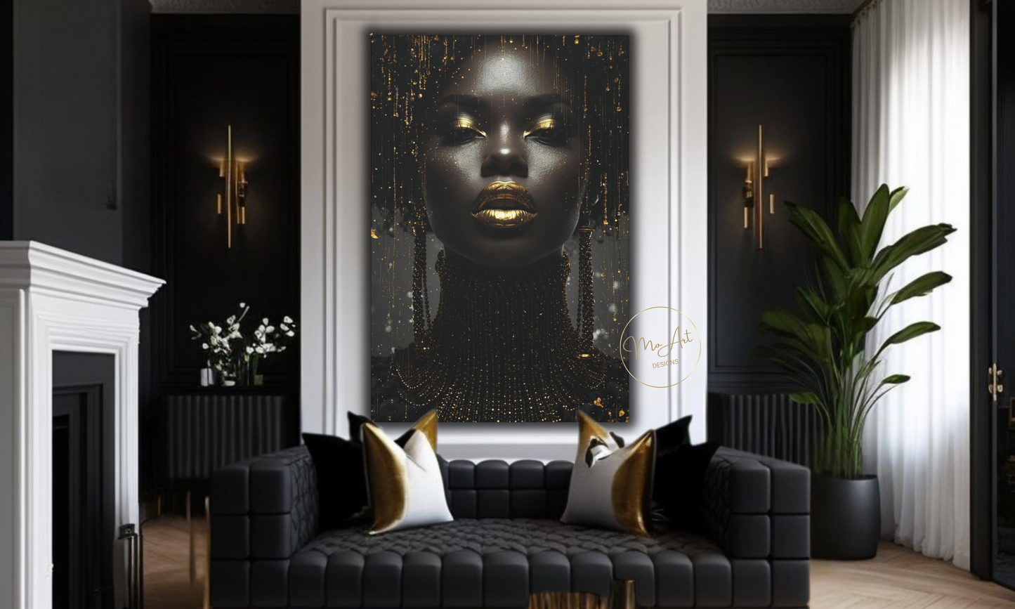 Black Elegance 2 Wall Art / Canvas Print