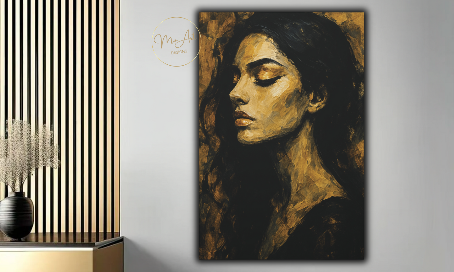 Essence of a Woman – Abstract Canvas Wall Art