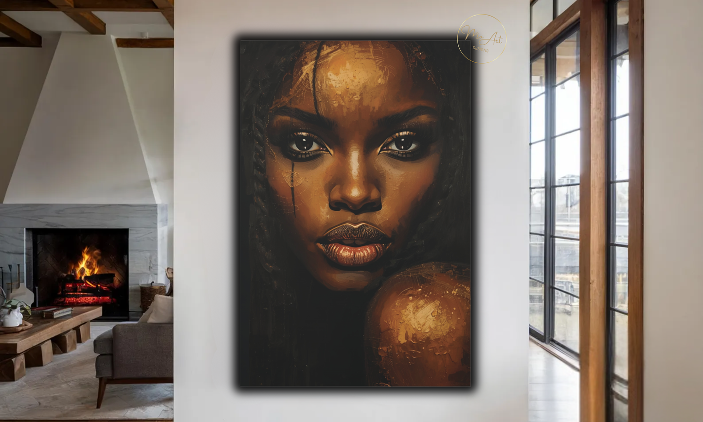 Bronze Temptation - Canvas Wall Art