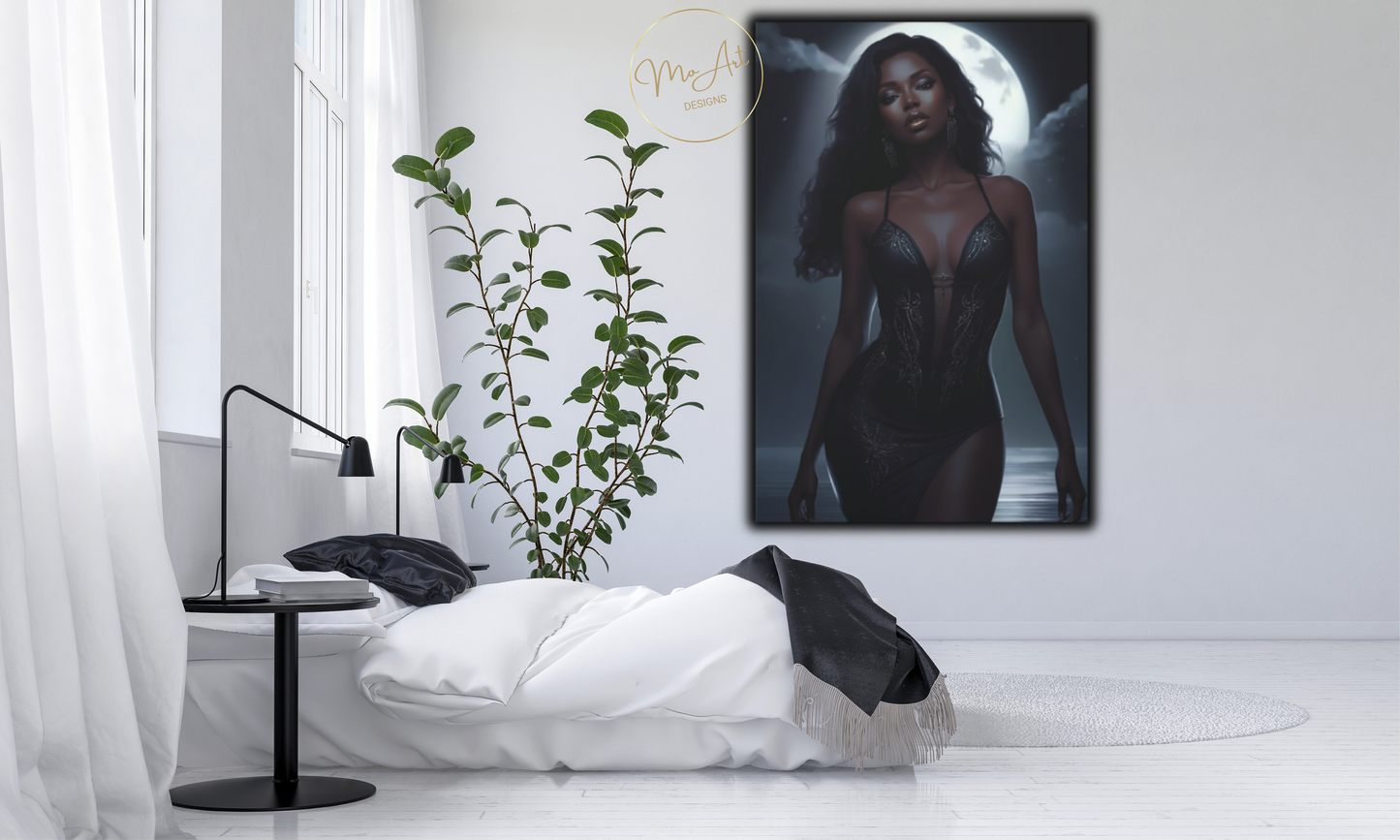 Alluring Beauty Canvas Wall Art
