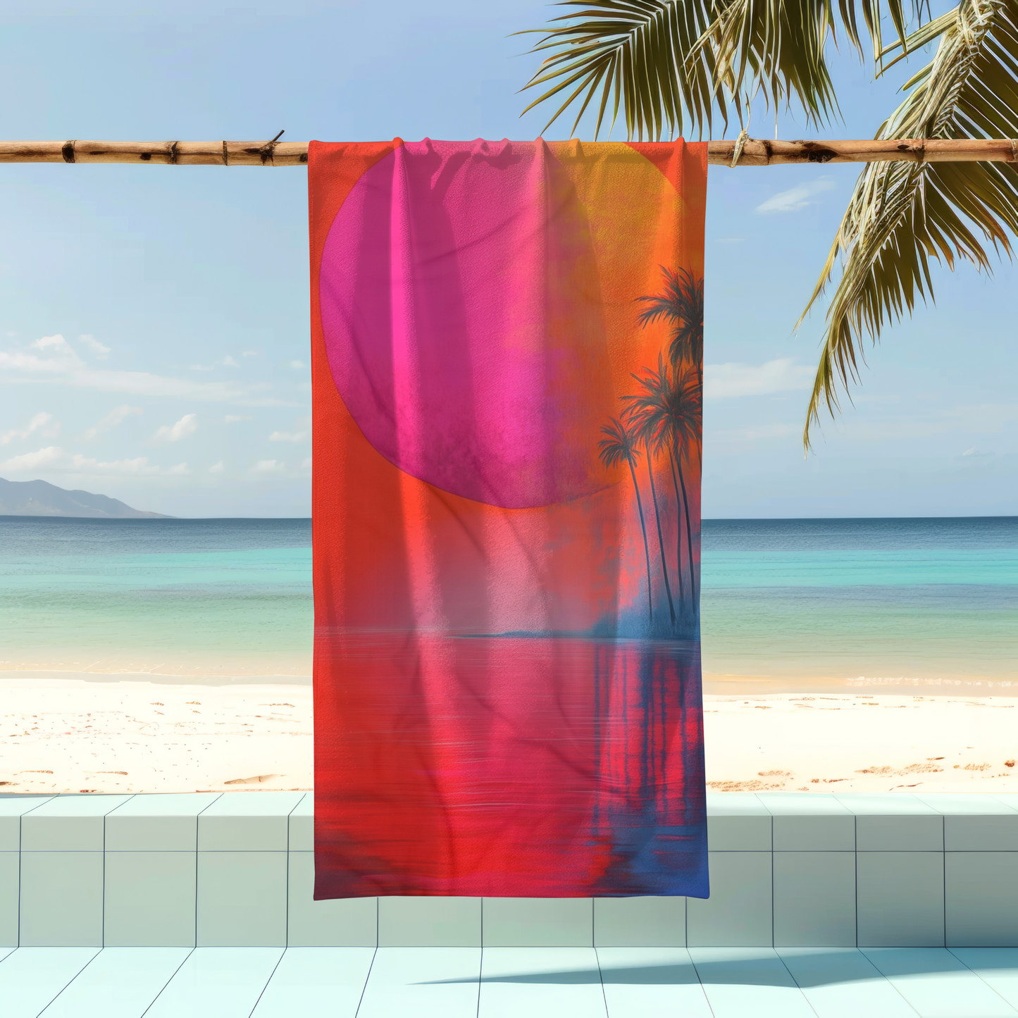 Sunset Serenity Beach Towel