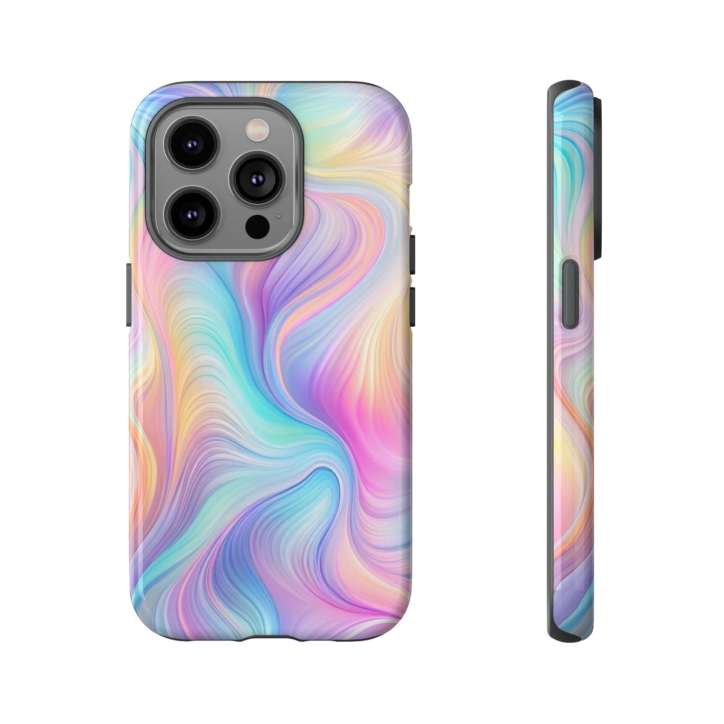 Colorful Swirls Tough Phone Case for Ultimate Protection - iPhone or Samsung Phones