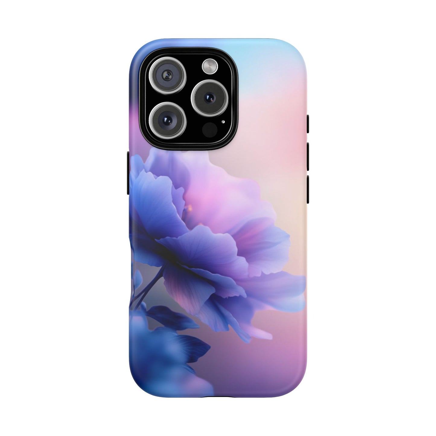 Purple Flower with Sunset - Tough Phone Case