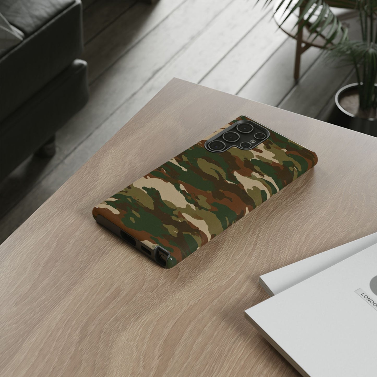 Camo Design - Tough Phone Case - iPhone or Samsung Phones