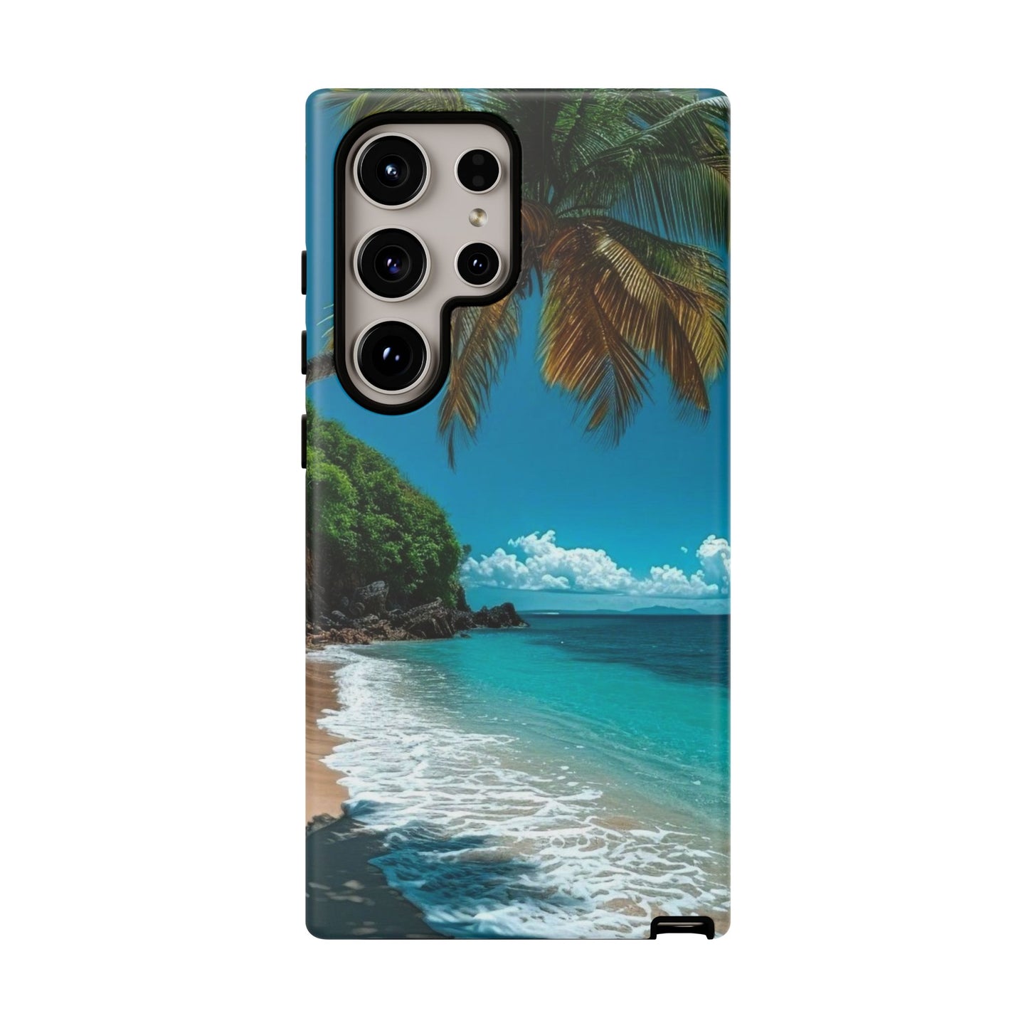 Tropical Beach Oasis - Tough Case for iPhone or Samsung