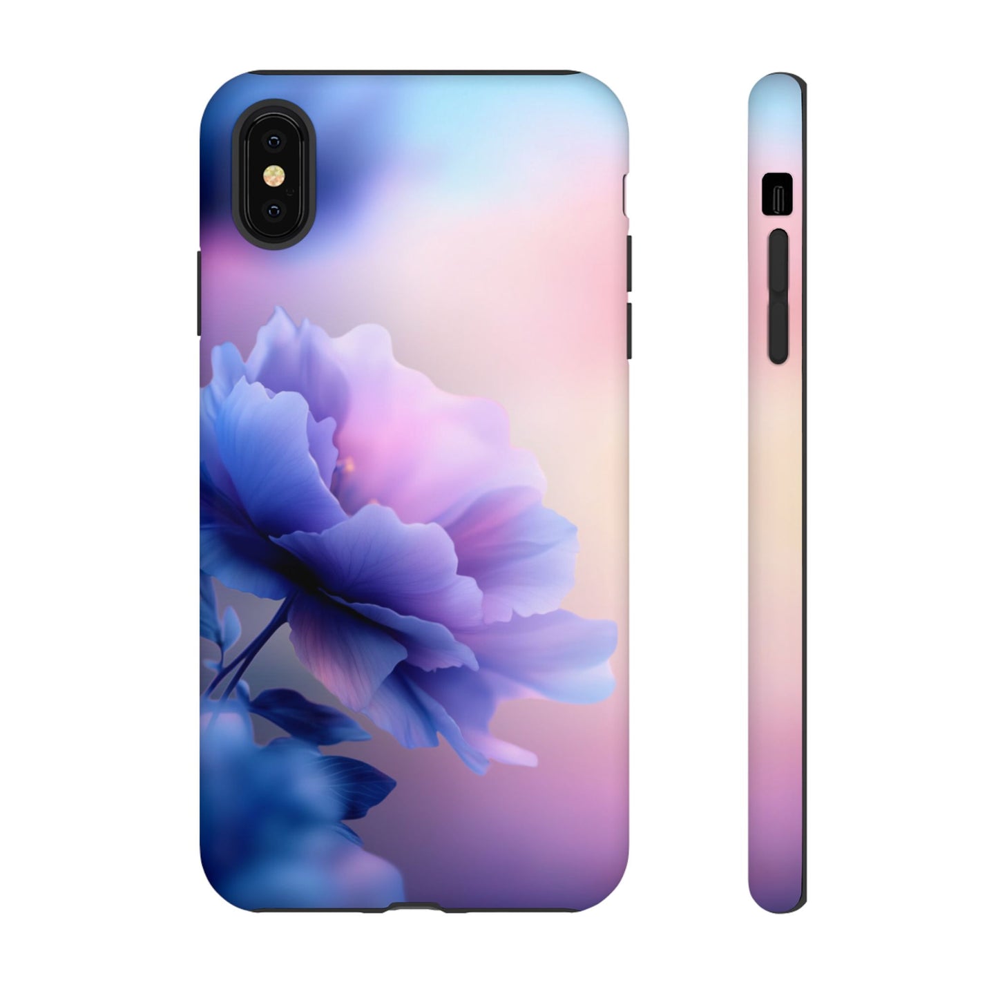 Purple Flower with Sunset - Tough Phone Case