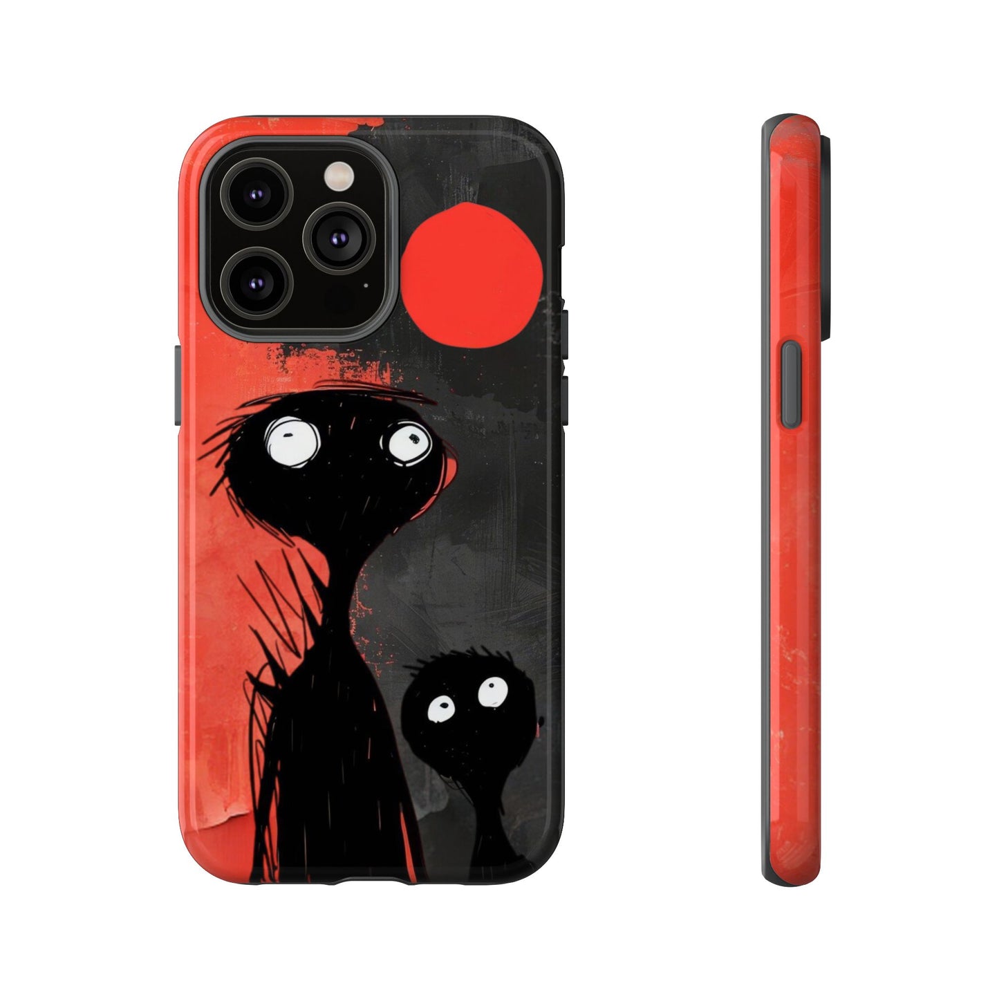 Scary Zombie People Phone Case, Tough Case Protective Smartphone Cover, Hard Shell Case, Unique Phone Accessories, Halloween