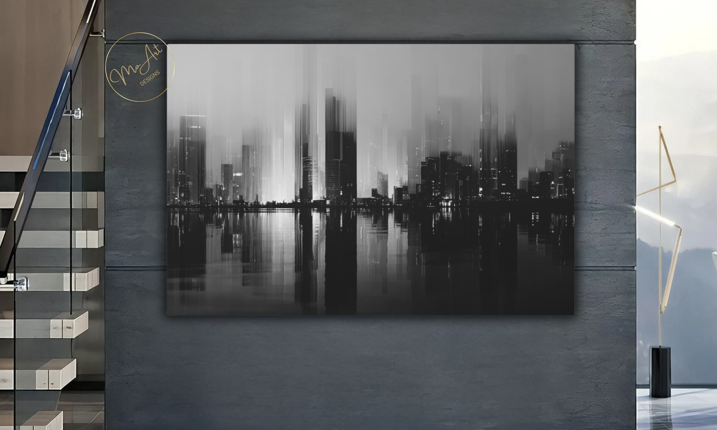 Midnight Skyline - Canvas Wall Art
