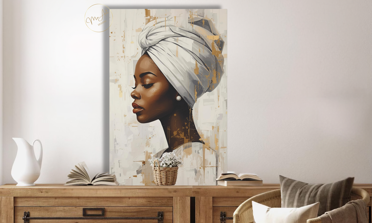 Wrapped in Grace - Abstract Canvas Wall Art