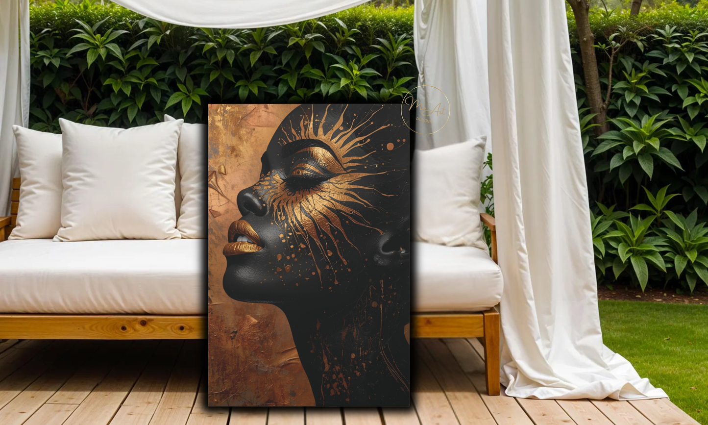 Starburst of Elegance – Canvas Wall Art