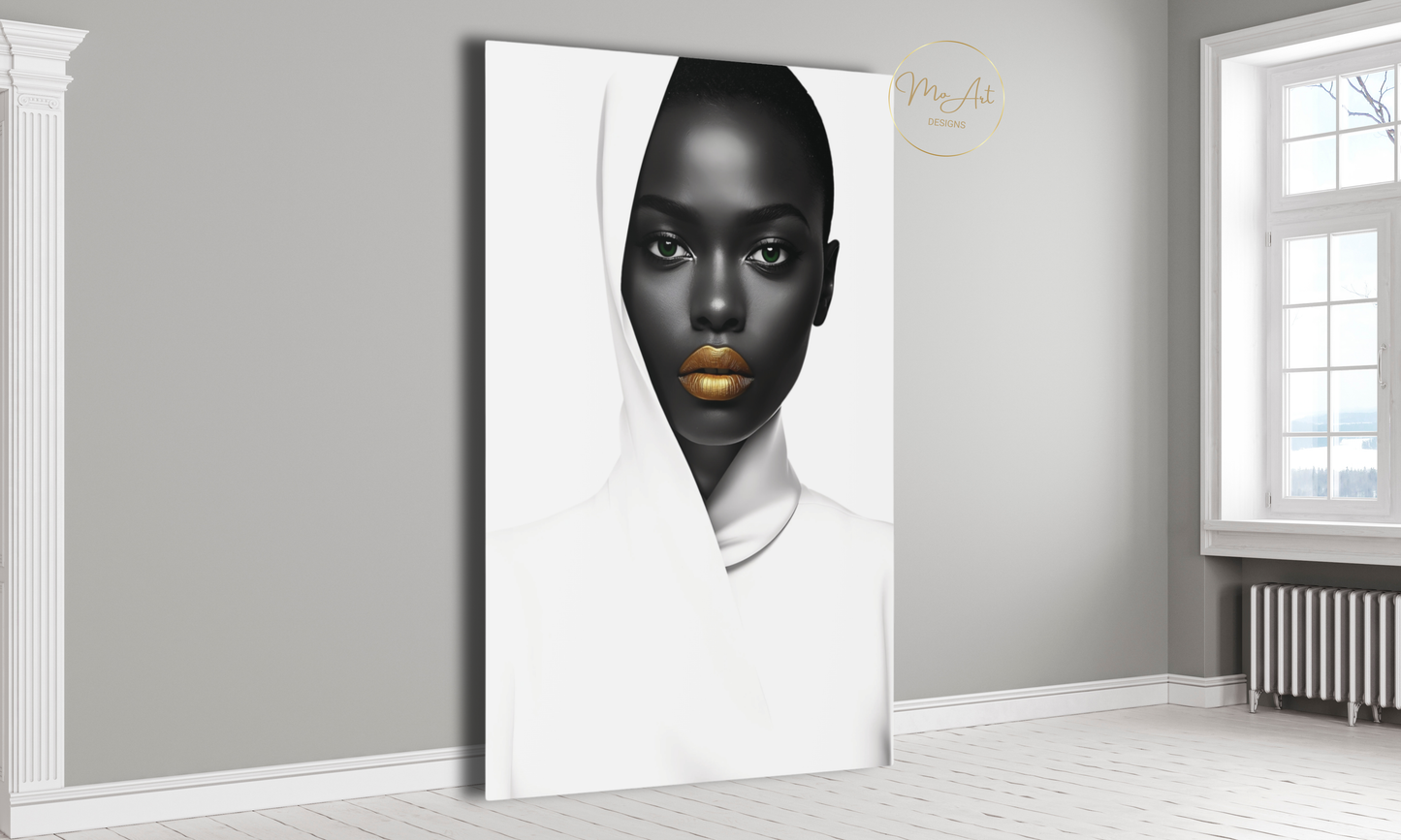 Radiance in White – Canvas Wall Art