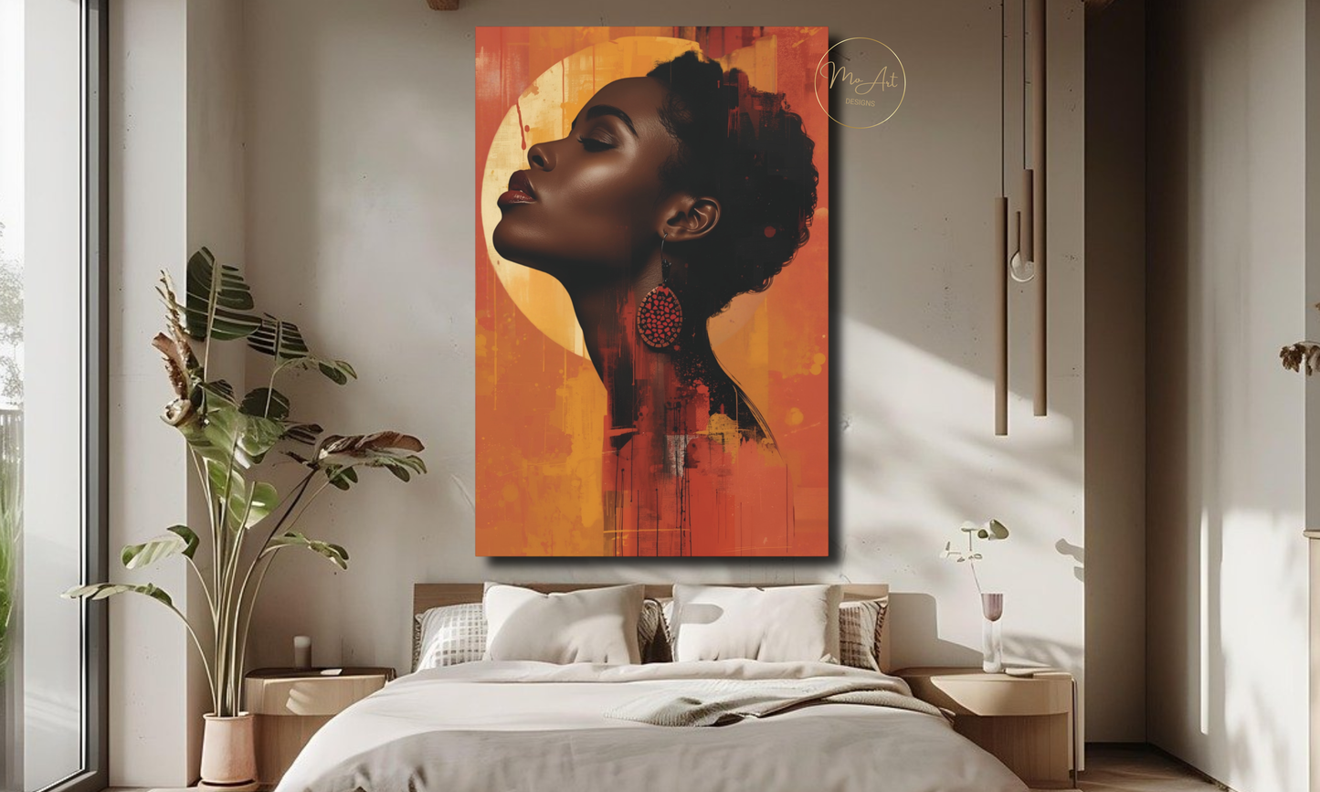 Radiant Rise – Abstract Canvas Wall Art